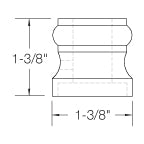 Flat Shoe w/screw (2GR900)