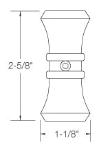 Slant Shoe w/screw (2GR904)
