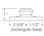 Flat Shoe w/side mount screws (SH906)