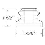 Flat Shoe w/screw (SHR900)