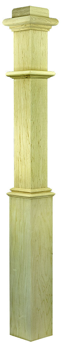 Box Newel W/Adj Pedestal &