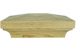 Peaked Post Cap W/ Cove For 3-1/2