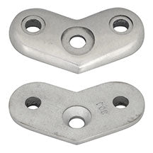 Stainless Steel Components - Flat Saddle 135 Deg. W/Screws (SS912)