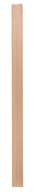 3-1/2" x 48" Chamfered Top S4S Newel Blank (350CT48)