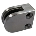 Stainless Steel Components - GC5040D Glass Clamp 50mm x 40mm D-Shaped 6-8mm Glass