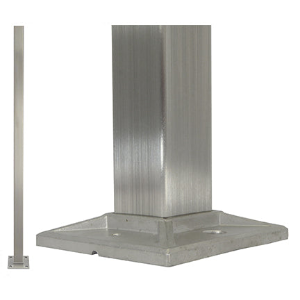 SS100 41" Square Tube w/Welding Base