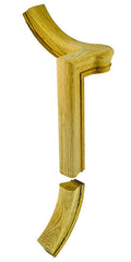 Fittings ⋅ Level 1/4 Turn Gooseneck with Cap - LH/RH ⋅ 60/65