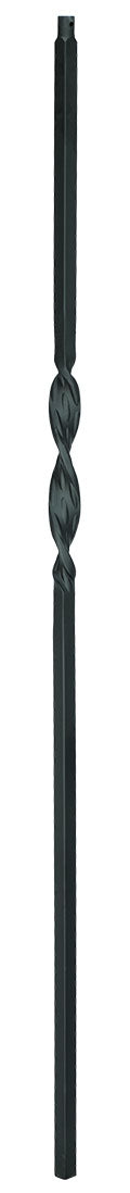 2G06 Iron Baluster ⋅ Single Ribbon ⋅ 5/8" Square