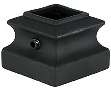 Iron Balusters - Square Knuckle With 2 Set Screws (2GKNCK)
