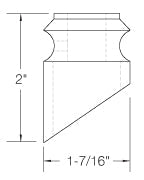 Iron Balusters - Square Knuckle With 2 Set Screws (2GKNCK)