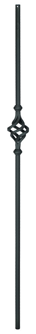 2GR04 Iron Baluster ⋅ Single Basket ⋅ 5/8" Round