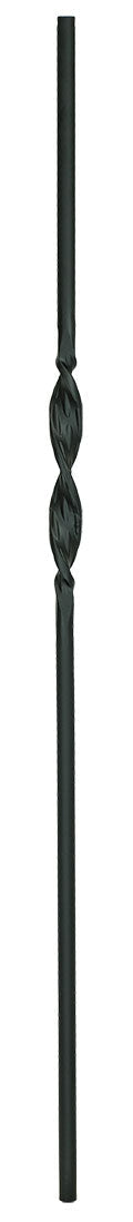 2GR06 Iron Baluster ⋅ Single Ribbon ⋅ 5/8" Round