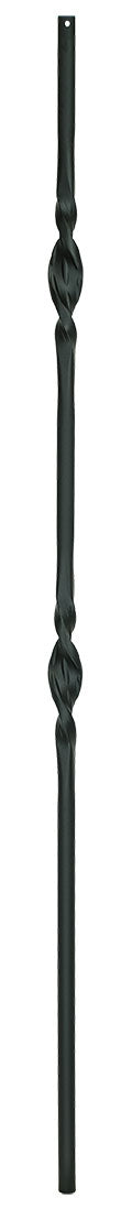 2GR07 Iron Baluster ⋅ Double Ribbon ⋅ 5/8" Round