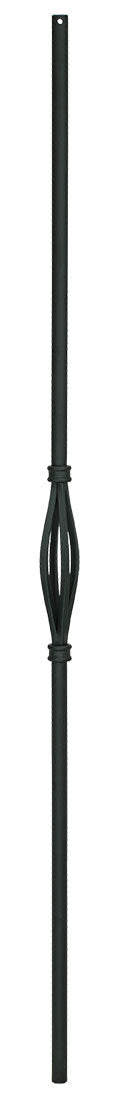 2GR18 Iron Baluster ⋅ Single Basket: Slimline ⋅ 5/8" Round