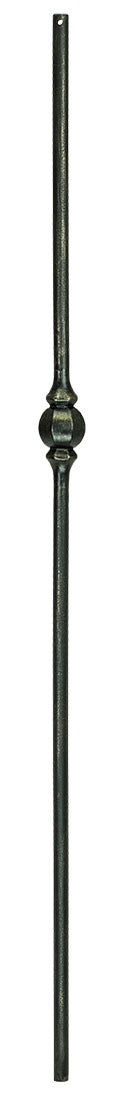 2GR22 Iron Baluster ⋅ Single Ball ⋅ 5/8" Round
