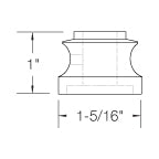 Flat Shoe w/screw (SH900)