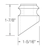 Slant Shoe w/screw (SH904)