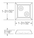 Flat Shoe w/screw (SH900)