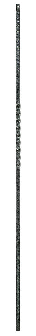 T02 Iron Baluster ⋅ Single Twist ⋅ 1/2" Square
