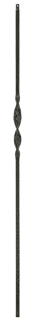T06 Iron Baluster ⋅ Single Ribbon ⋅ 1/2" Square
