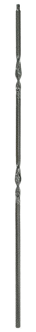 T07 Iron Baluster ⋅ Double Ribbon ⋅ 1/2" Square