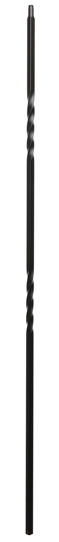 T13 Iron Baluster ⋅ Double 360 Degree Twist ⋅ 1/2" Square