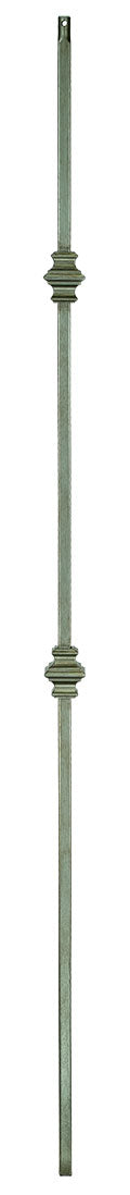 T61 Iron Baluster ⋅ Double Knuckle ⋅ 1/2" Square