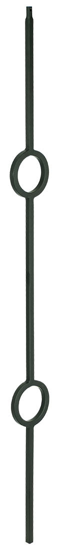 T73 Iron Baluster ⋅ Double Circle ⋅ 1/2" Square
