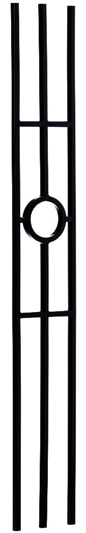 T74 Iron Baluster ⋅ Circle Panel ⋅ 1/2" Square