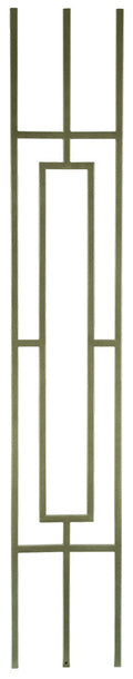 T813 Iron Baluster ⋅ Rectangular Panel ⋅ 1/2" Square