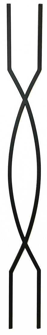 T85 Iron Baluster ⋅ Double Helix ⋅ 1/2" Square