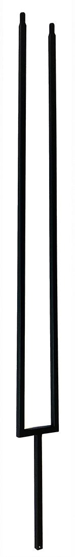 T87 Iron Baluster ⋅ Split Rectangle ⋅ 1/2" Square
