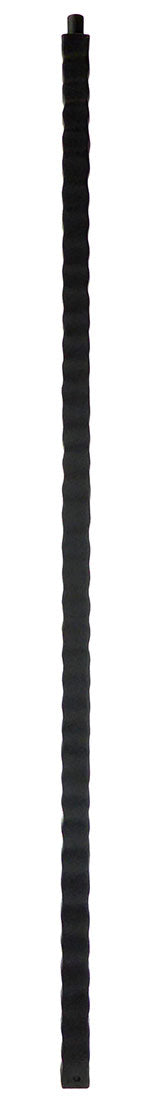 TN33 Iron Newel ⋅ Hammered Edge: Plain ⋅ 1-3/16" Square
