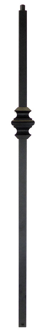 TN60 Iron Newel ⋅ Single Knuckle ⋅ 1-3/16" Square