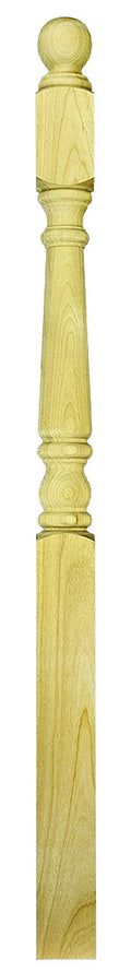 4010 "S" Newels ⋅ Colonial ⋅ Ball & Pin Top ⋅ 3"