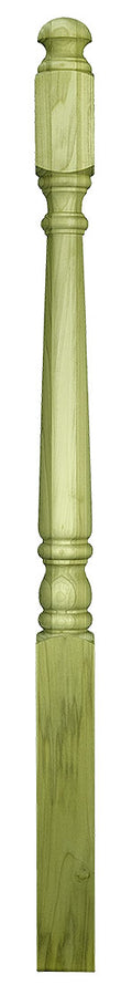 4010 Newels ⋅ Colonial ⋅ Mushroom Top ⋅ 3"