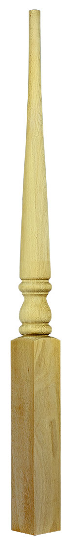 4010 "S" Newels ⋅ Colonial ⋅ Ball & Pin Top ⋅ 3"