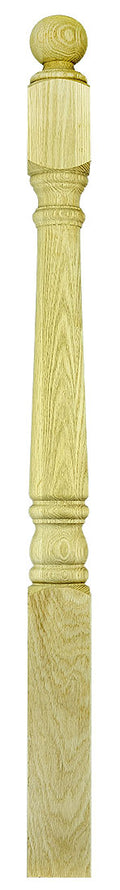 4020 Newels ⋅ Colonial ⋅ Ball & Pin Top ⋅ 3-1/2"