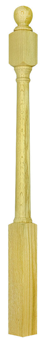 3"x59" Ball Top Square Base Newel (4045BT59)