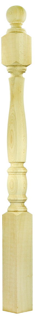 950-4 Newels ⋅ Bordeaux ⋅ Ball & Pin Top ⋅ 3-1/2"