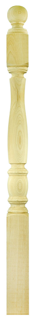 950-4 Newels ⋅ Bordeaux ⋅ Ball & Pin Top ⋅ 3-1/2"