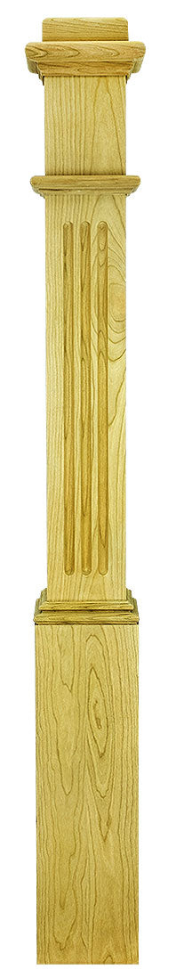 Box Newels ⋅ 991F ⋅ 6-1/4" ⋅ Fluted