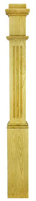 Box Newels ⋅ 991F ⋅ 6-1/4" ⋅ Fluted