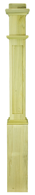 Box Newels ⋅ 991TFP ⋅ 6-1/4" ⋅ Traditional Flat Panel