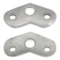 Stainless Steel Components - Curved Saddle 135 Deg. W/Screws (SS922)