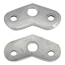 Stainless Steel Components - Curved Saddle 135 Deg. W/Screws (SS922)