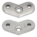 Stainless Steel Components - Flat Saddle 135 Deg. W/Screws (SS912)