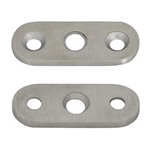 Stainless Steel Components - Flat Saddle Straight W/Screws (SS910)