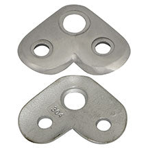 Stainless Steel Components - Curved Saddle 90Deg. W/Screws (SS921)