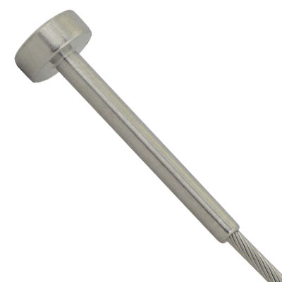 Dome (Hand Swage) For 1/8' Cable #316 Stainless Steel (DOMEHS18)